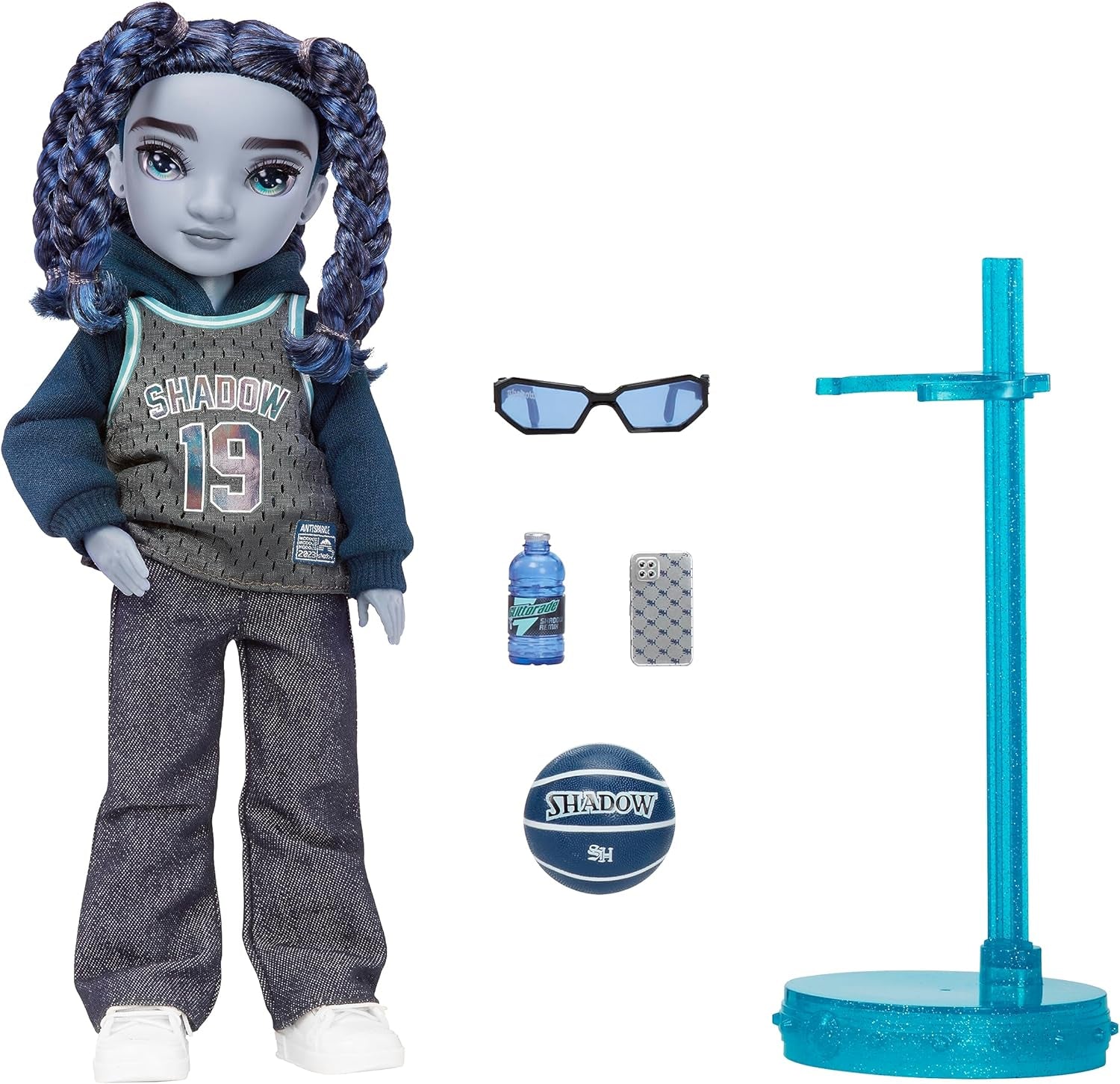Rainbow High Shadow High Series 3 - Oliver Ocean - Blaue Modepuppe - Junge - Modisches Outfit und mehr als 10 Bunte Spielaccessoires - Ideal for Kinder von 4-12 Jahren und Sammler
