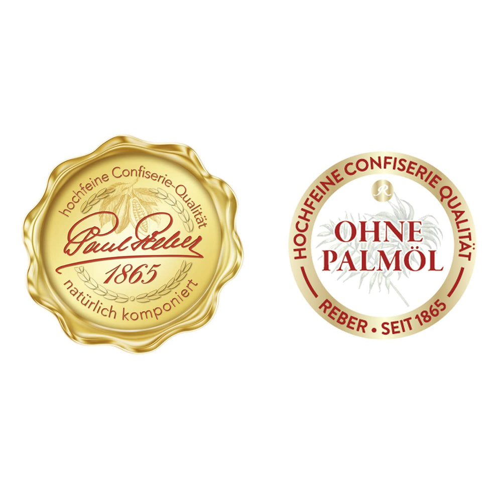 Reber Authentic Mozart Balls Christmas Edition Étcsokoládé praliné Marcipán Nugát Ideális 12 darabos karácsonyi ajándékcsomag