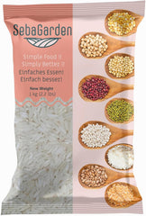 Basmati rizs – Prémium hosszú szemű rizs, 1 kg-os kiszerelés | Természetesen aromás és bolyhos | Ideális biryanihoz, pilafhoz és egyéb ételekhez | Nem GMO, vegán | Bontatlan csomagolás