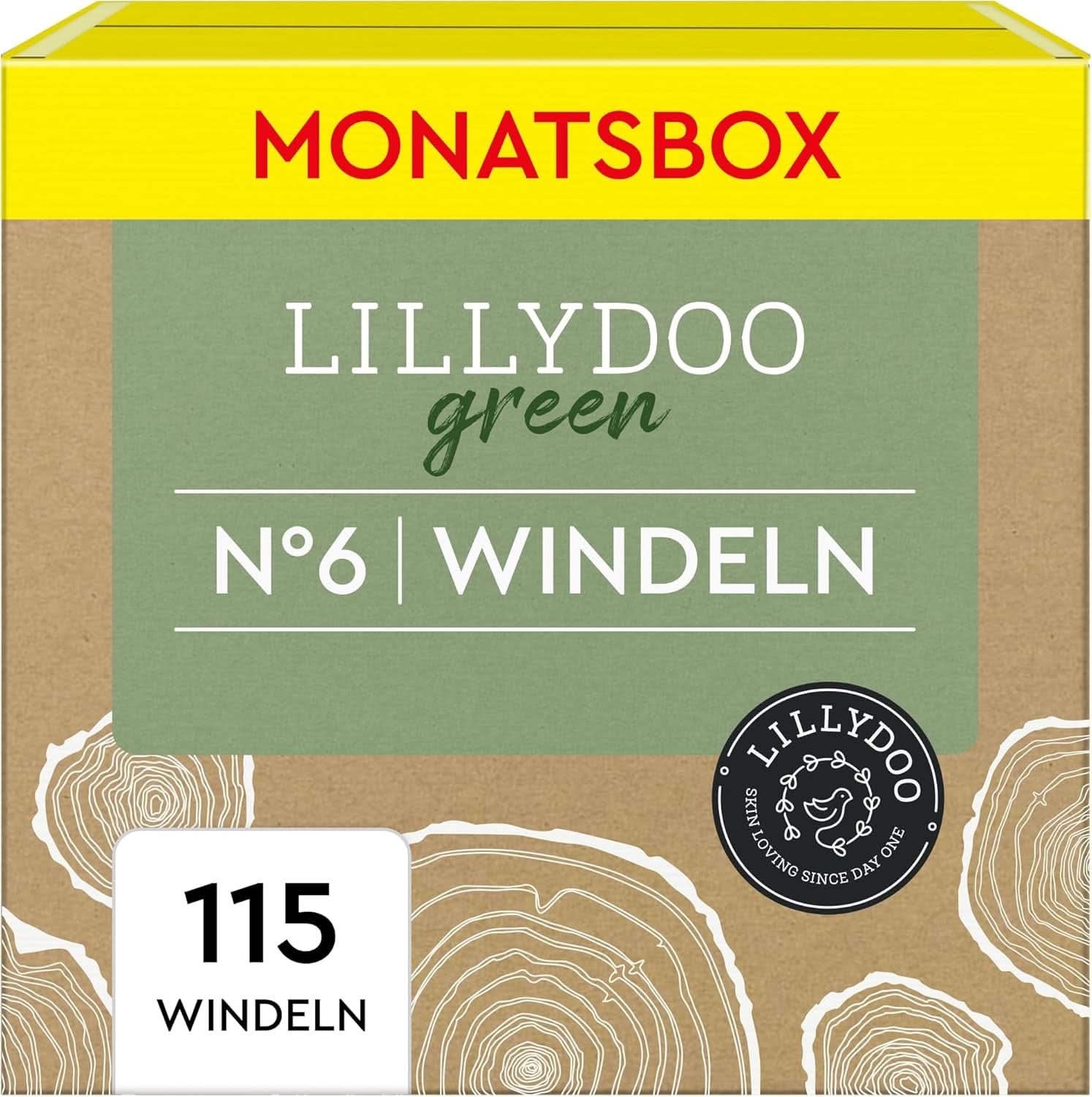 LILLYDOO Ökológiai pelenkák, többféle méretben Mother and Child Naty Shop 6-os méret (115)