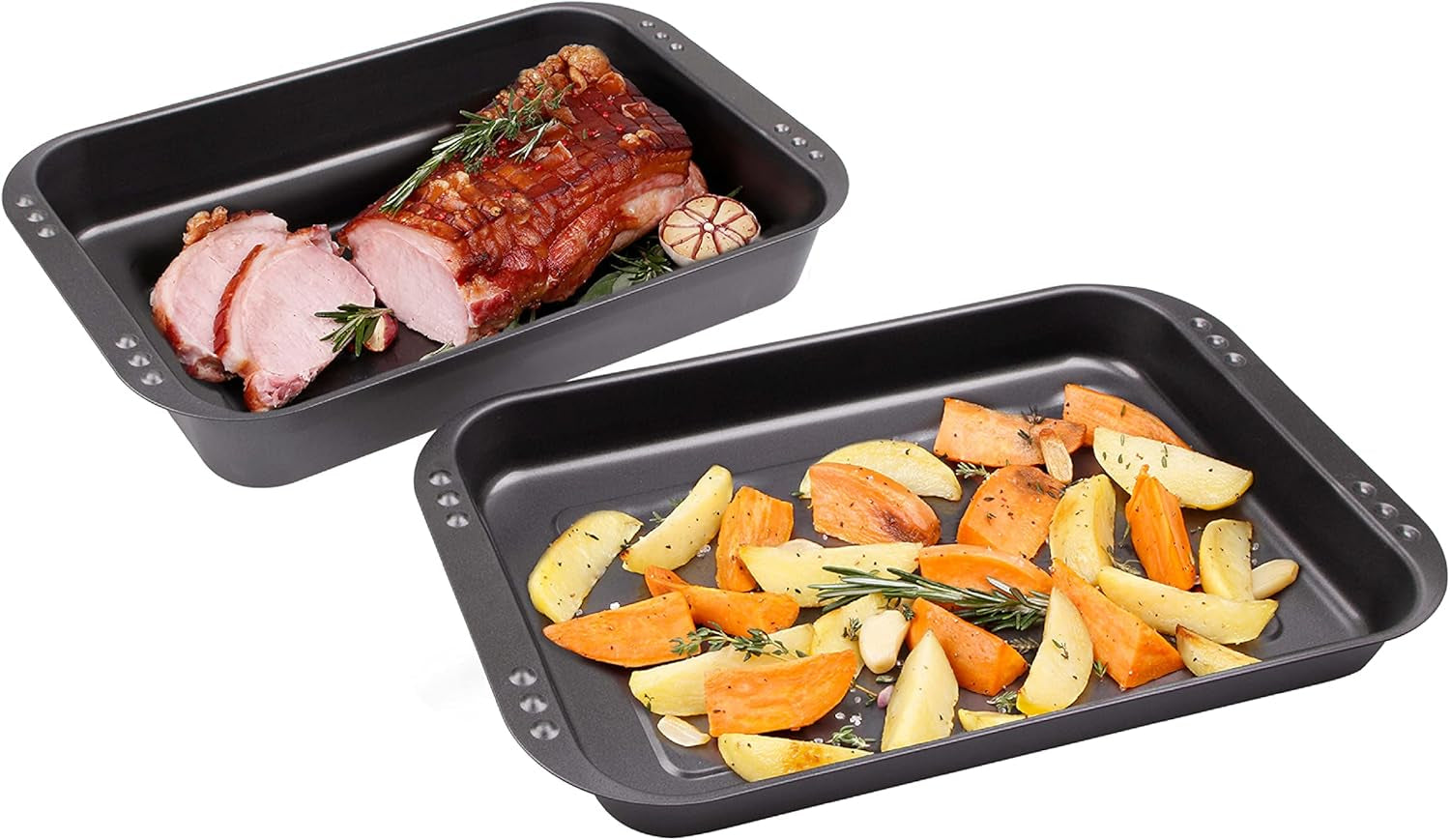 Chg Backform, ILAG Special 2-Schicht Antihaftbeschichtung, Sonstige, Jewells Ca. 28,5 x 23 x 4 cm, 9878-41, Jewells Ca. 28,5 x 23,0 x 4,0 cm-es formák és tálcák sütéshez Naty Shop Ofen-Set