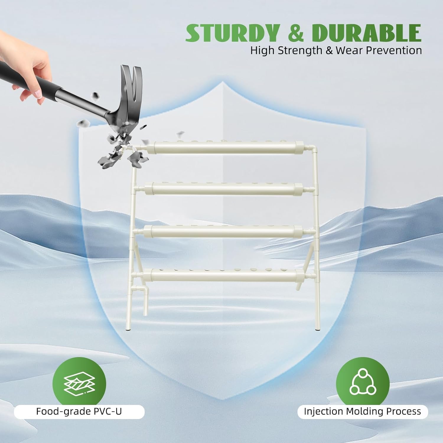 Hidroponikus termesztőkészlet 36 lyukú hidroponikus növényi öntözőrendszer hidroponikus termesztőkészlet kerti otthoni kerti irodához