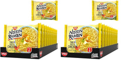 Nissin Ramen - Thai sült csirke 10 csomag ázsiai stílusú instant tészta thai recept Gyors és egyszerű ázsiai étel (10 x 65 g)