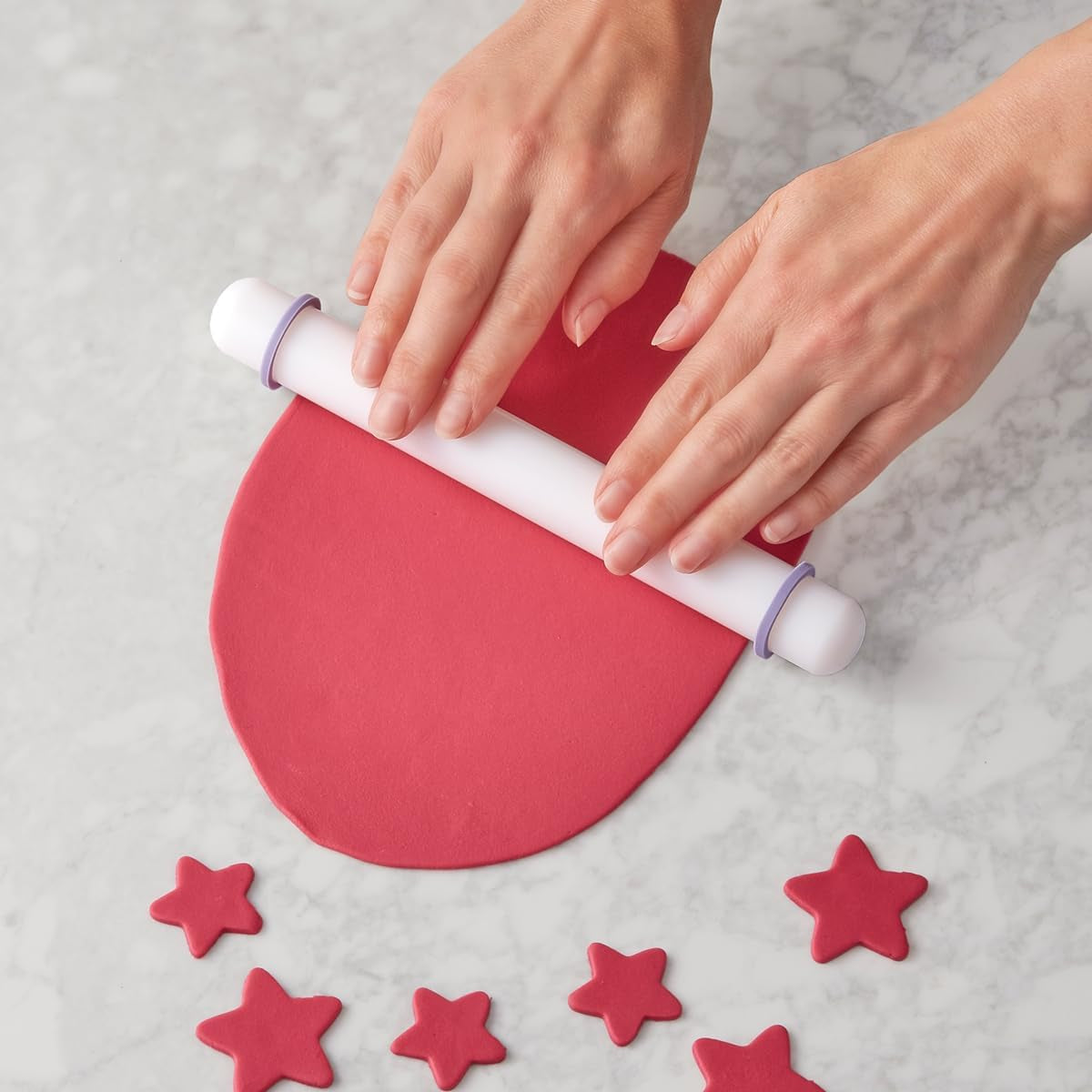 Wilton Perfect Height sodrófa 22,5 cm, görgő fondanthoz és marcipánhoz