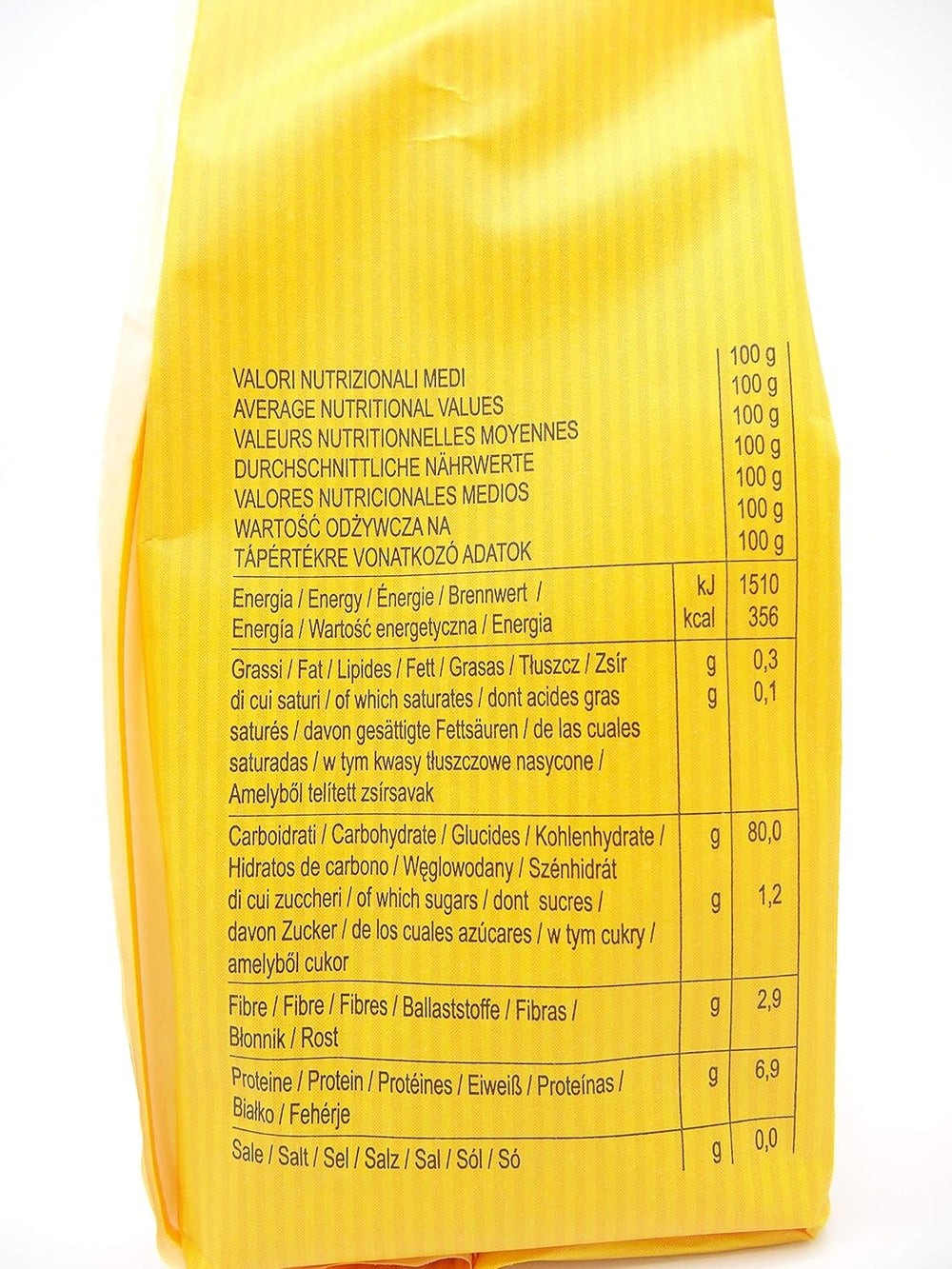 Dialsi csillag alakú tészta, gluténmentes kukorica és rizs tészta, bronz égetett, 100% olasz alapanyagokból, adalékanyag nélkül, 8-9 perc alatt elkészül, 300 g-os kiszerelés