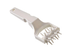 HENDI Stiproller, Stippwalzse, Teigigel, Teig Gitterschneider, für saftige Kuchen- und Gebäckböden sowie Pizzateig, 77x210mm, polipropilén