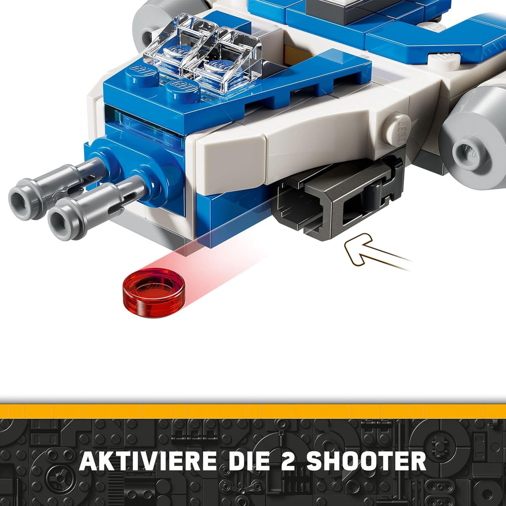 LEGO Star Wars Captain Rex Y-Wing Microfighter, baubares Spielzeug-Sternenschiff Steinen zum Sammeln, Geschenkidee für Jungen und Mädchen ab 6 Jahren 75391