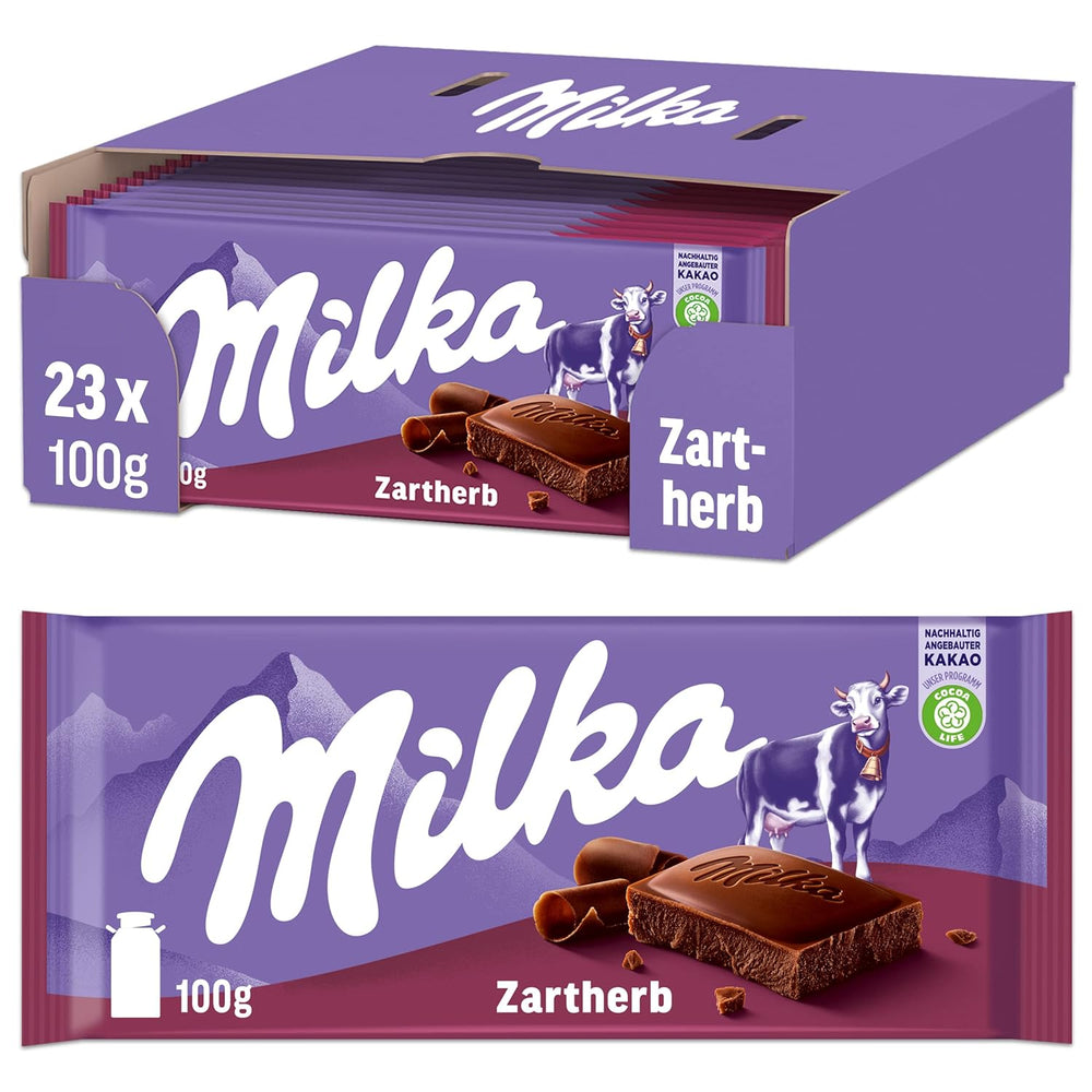 Milka Cow Spots – alpesi tejcsokoládé fehér csokoládéval tehénfoltos kivitelben – 24 x 90g