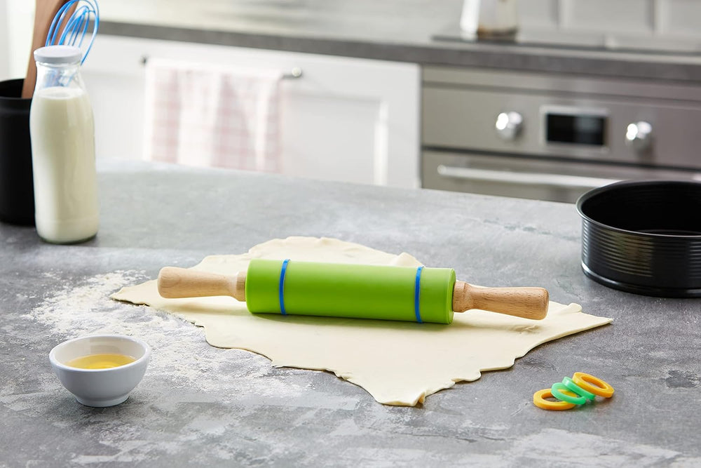 Führungsringe für kleinen Ausrollstab, Kunststoff, Multicolor, 14 x 9 x 2,05 cm, 8-Einheiten