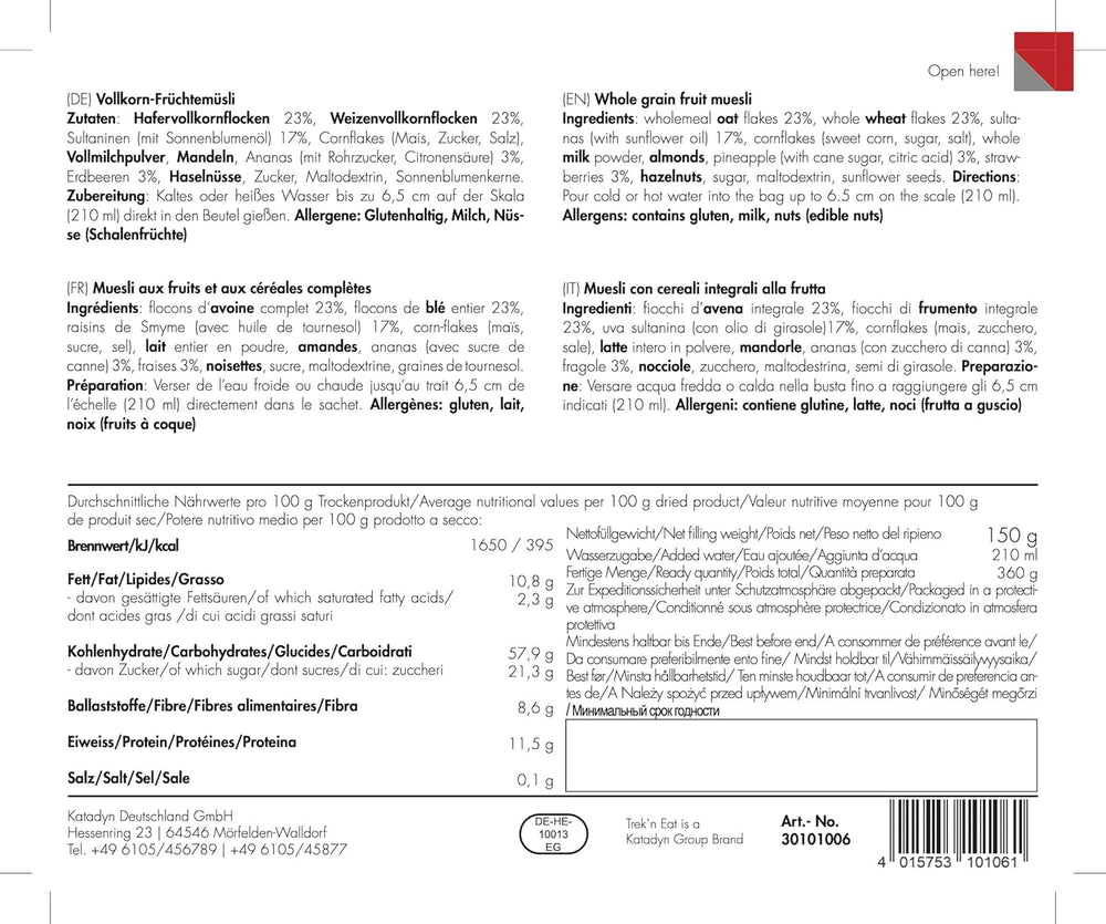 Trek'n Egyél egész gyümölcsös müzlit