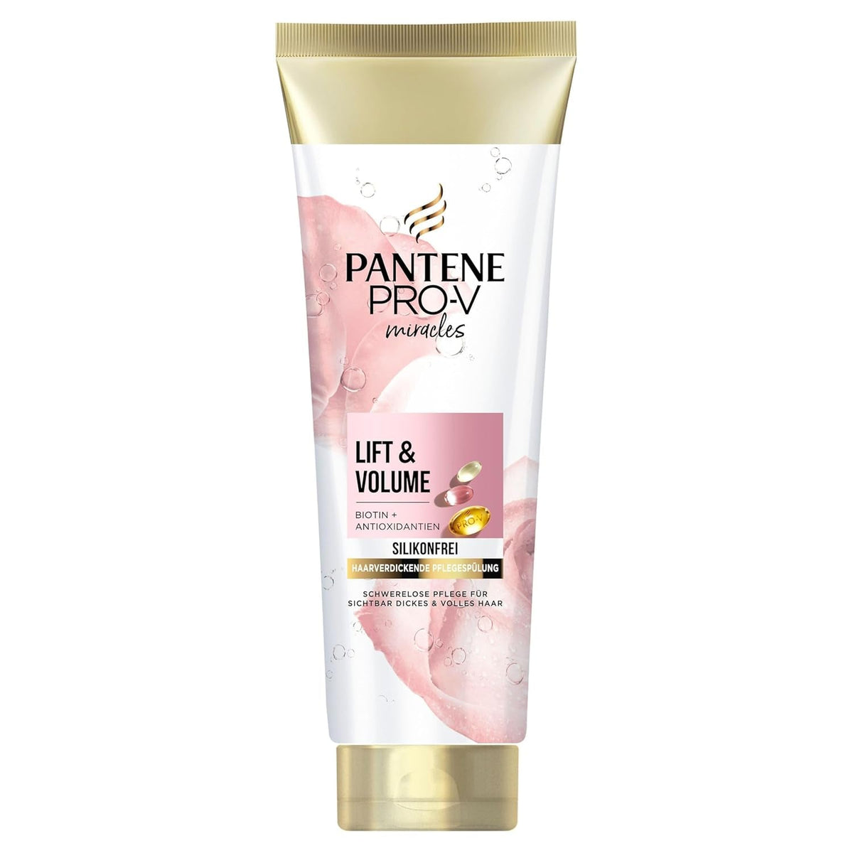 Pantene Pro-V Lift & Volume hajsűrítő sampon biotinnal, szilikonmentes zuhany és fürdő Pantene balzsam 160 ml