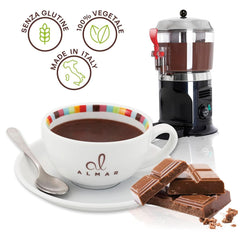 Olasz forró csokoládé Cortina CLASSIC ízű - (15 X 30 g) Egy adag, boríték, 450 g kakaó és forró csokoládé Naty Shop