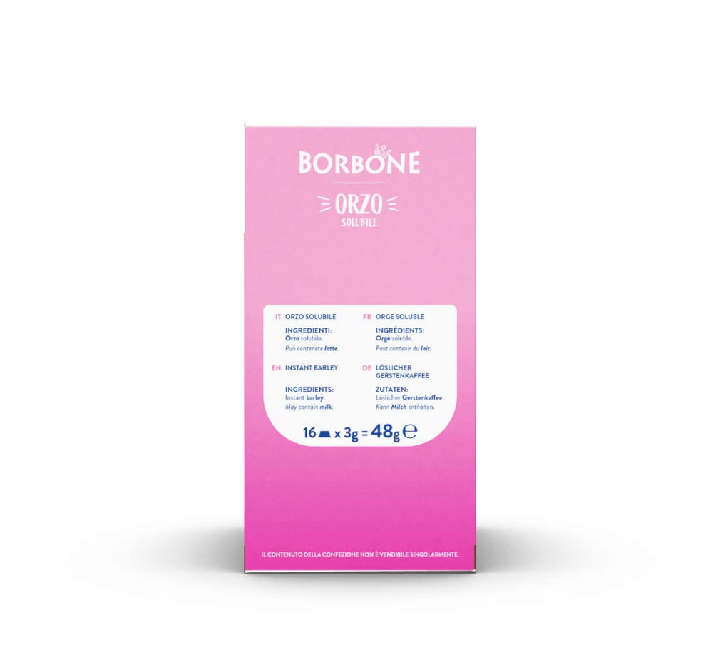 Caffè Borbone Malzkaffee - 96 Kapseln (6 Packungen mit 16 Stück) - Kompatibel mit Lavazza A Modo Mio Haushalts-Espressomaschinen