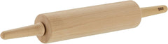 Eredeti Kaiser Classic Nudelholz 47 x 6,5 cm, Teigroller, Wellholz, Buchenholz, Leichtlauf-Gleitlager, breite Ausrollfläche, Beige