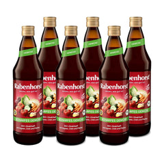 RABENHORST (6 x 700 ml) - Kiváló minőségű zöldséglé különböző zöldségekből, intenzív fűszeres ízzel Alkoholmentes italok Naty Shop