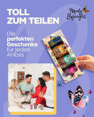 Monty Bojangles Savanna Gold csokoládé szarvasgomba (135 g) kakaóporos praliné ajándék szett egyedi macska design gyűjtődobozban, flutter skót ízben