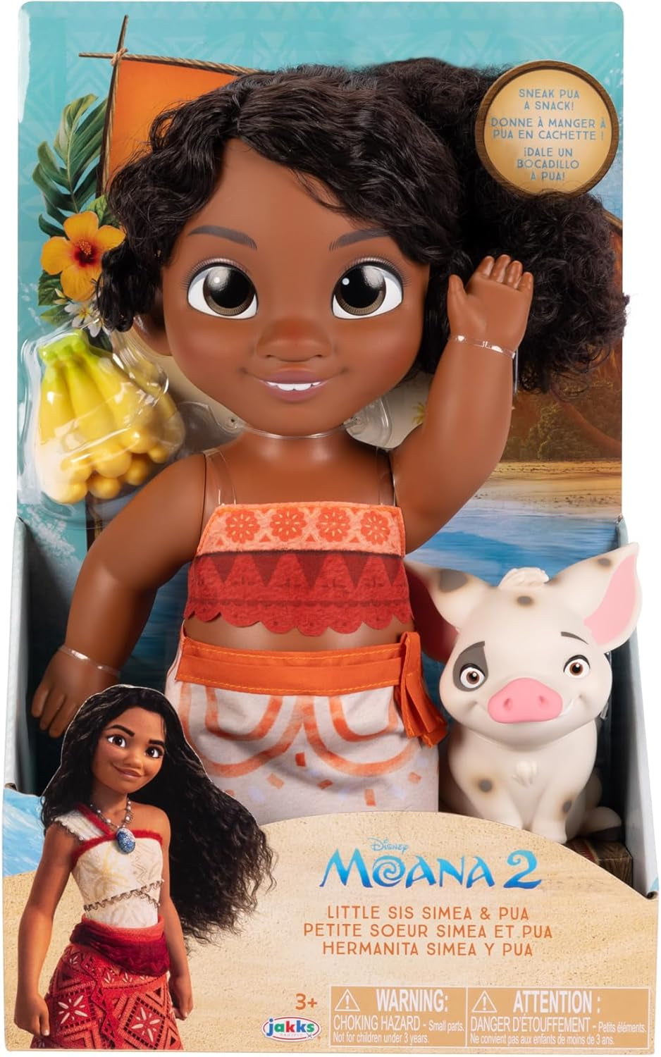 Moana 2 Vaiana 2 Little Sister Simea 27 cm Cu Pua Dolls Naty Shop