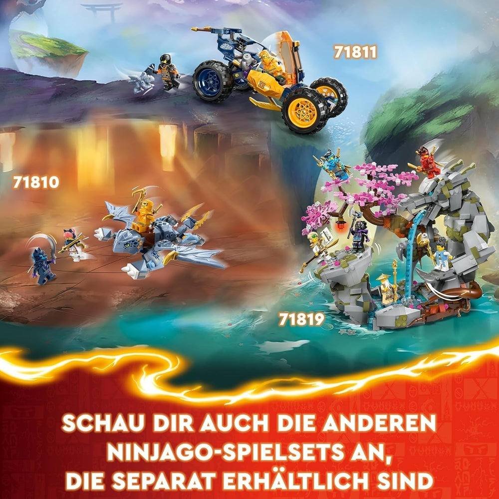 LEGO NINJAGO Kai nindzsa mászómech készlet, nindzsa játék megépíthető akciófigurával és 4 minifigurával, gyerek kalandkészlet, születésnapi ajándék 9 éves fiúknak és lányoknak 71812 Építőkészletek Beuche den LEGO-Store