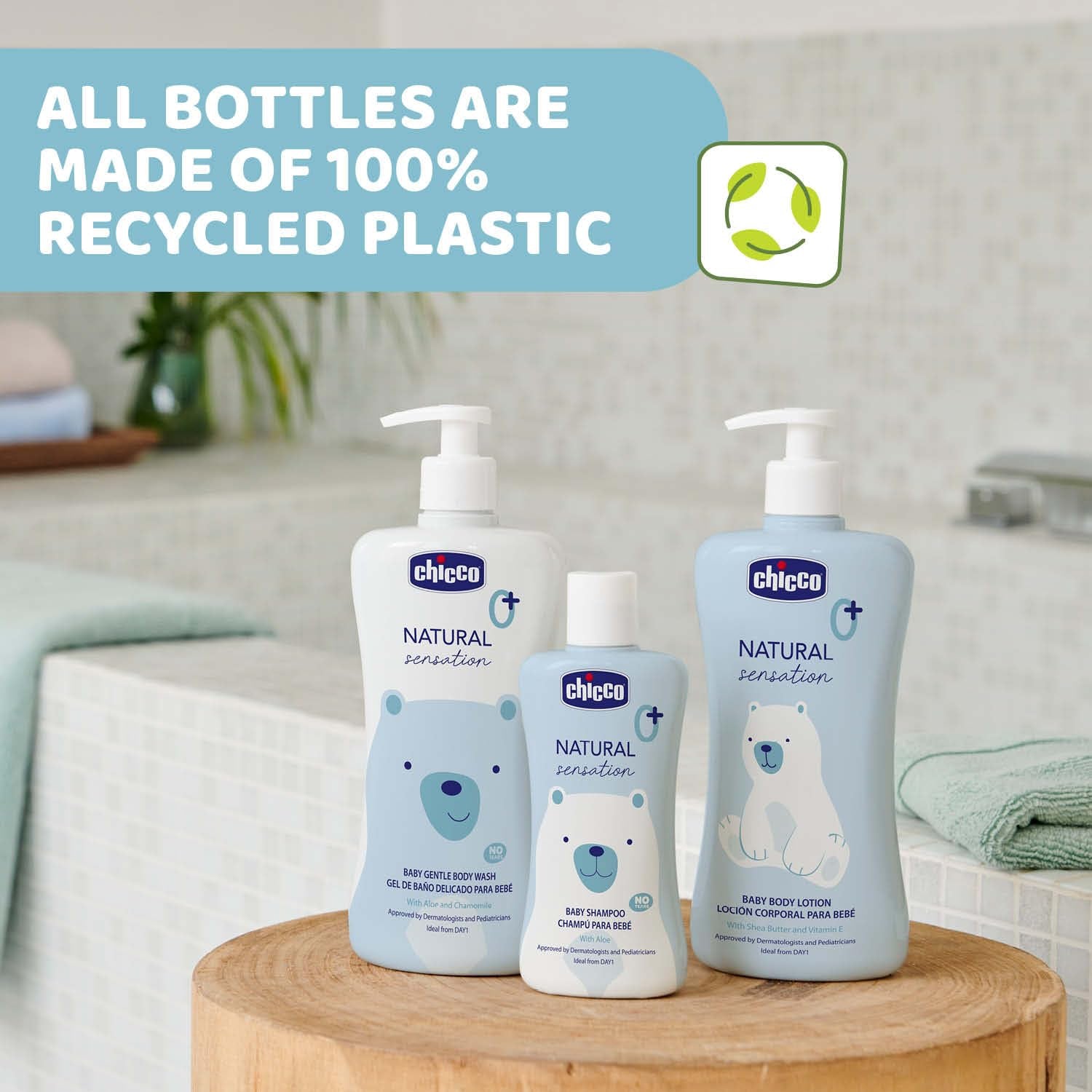 CHICCO NATURAL SENSATION - ȘAMPON ȘI BAIE PENTRU COPII - FĂRĂ BĂUTURĂ, 200 ML Copii - Baie si Skincare Naty Shop