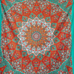 Covor momomus patura picnic mare plaja subtire respingator Casa - Accesorii si Decoratiuni Naty Shop Portocaliu 210.00 X 230.00 Cms