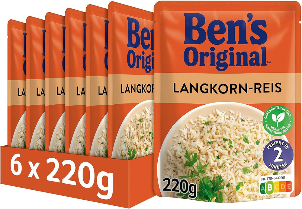BEN'S ORIGINAL™ Express Basmati rizs 6 x 220 g