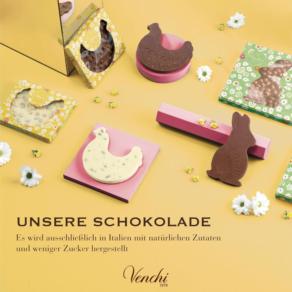 Venchi - Csokoládé tojás, pisztácia ízű, egész pisztáciával, meglepetéssel, gluténmentes, 500g, Húsvéti kollekció, ajándékötlet