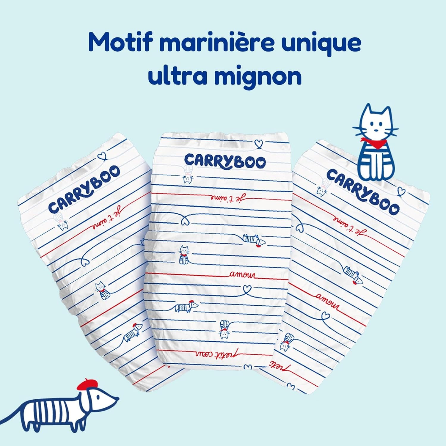 - 4-es pelenkaméret (7-18 kg) – egészséges és rendkívül nedvszívó – 12 órás szivárgásmentes – ohne unerwünschte Substanzen – Franciaországban gyártott – megfizethető ár – 132 db eldobható pelenka