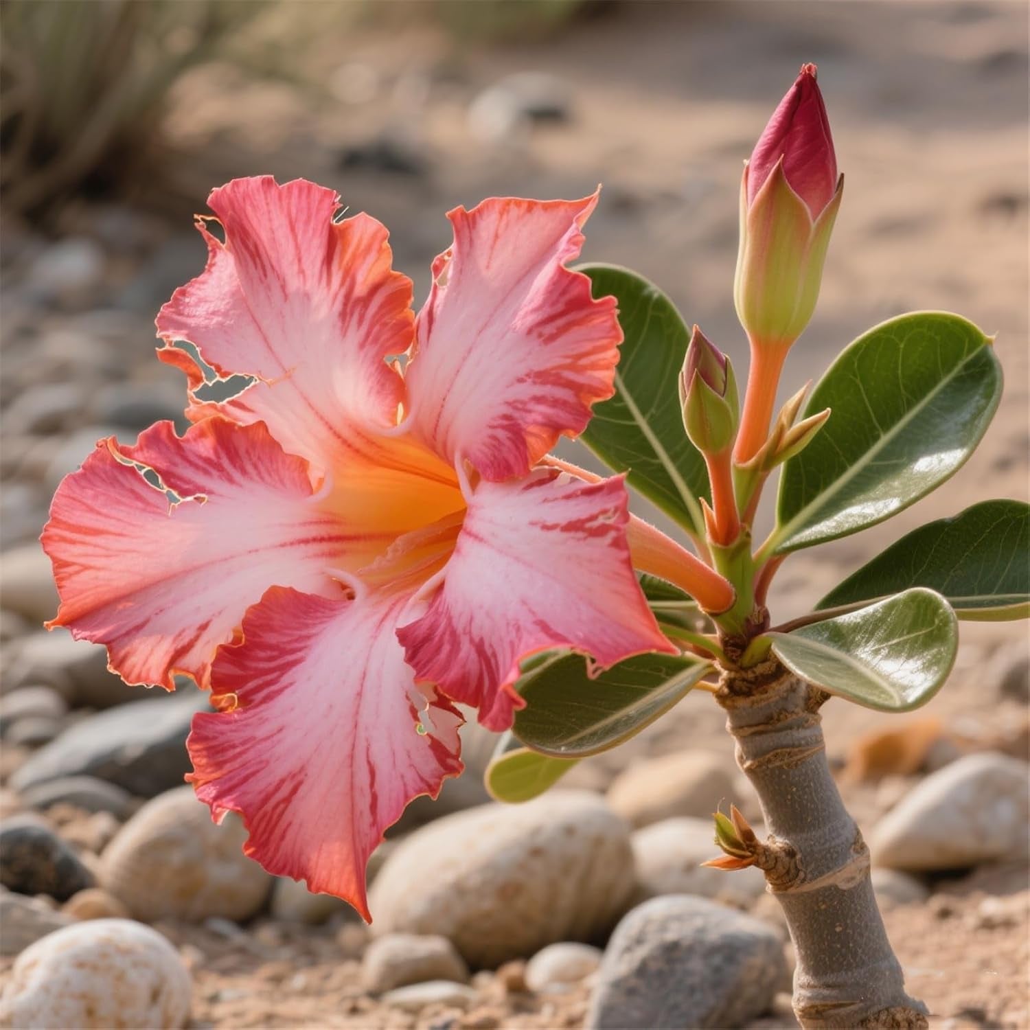 Winterhart pflanzen, Lebende Pflanzen, Mehrjährige Blumenzwiebel ist winterhart, Mysteriöse magische Glühbirne, Blumenzwiebel Mix, 3 év-1 Wüstenrose knollen -G