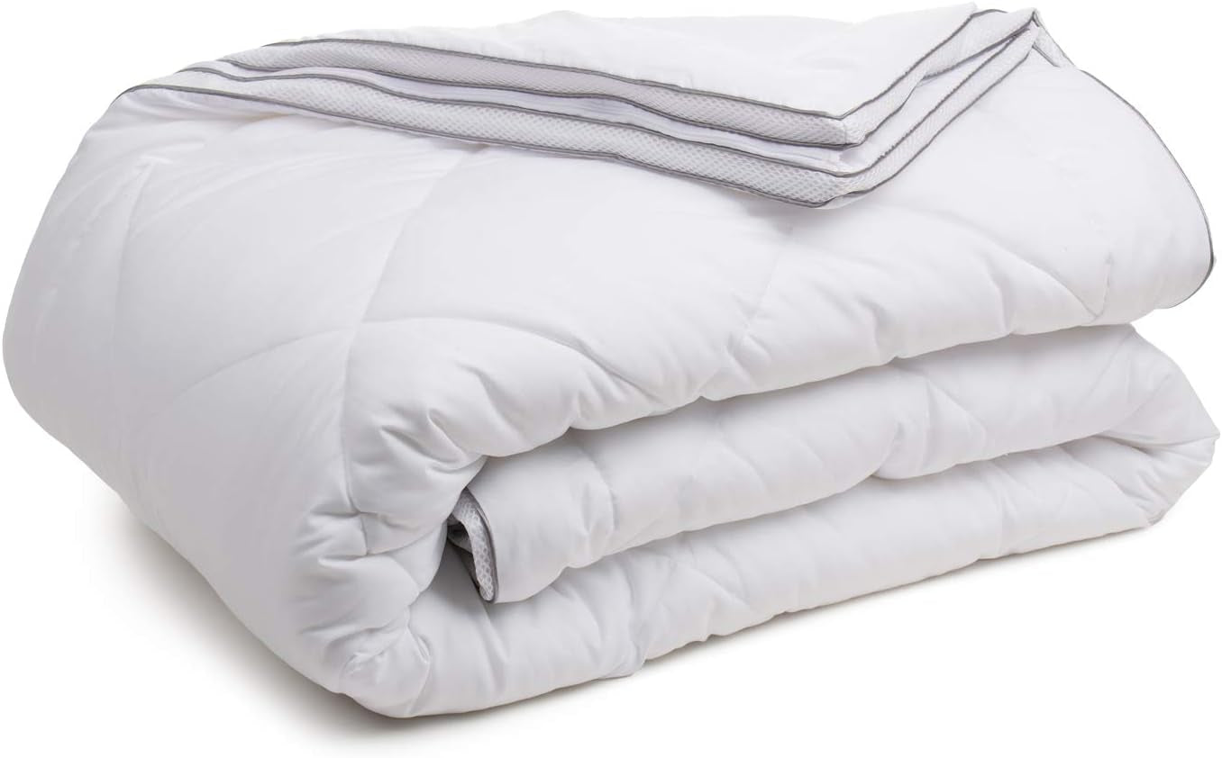 Gözze - 4 évszakos paplan, 2db-os szett, nyári paplan + őszi/tavaszi paplan, légáteresztő paplan klímapánttal, 135 x 200 cm - fehér naty Shop paplanok és paplanok 135 X 200 cm 4 évszakos paplan