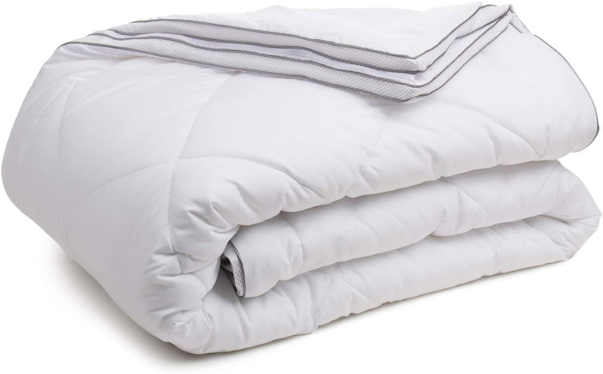 Gözze - 4 évszakos paplan, 2db-os szett, nyári paplan + őszi/tavaszi paplan, légáteresztő paplan klímapánttal, 135 x 200 cm - fehér naty Shop paplanok és paplanok 135 X 200 cm 4 évszakos paplan