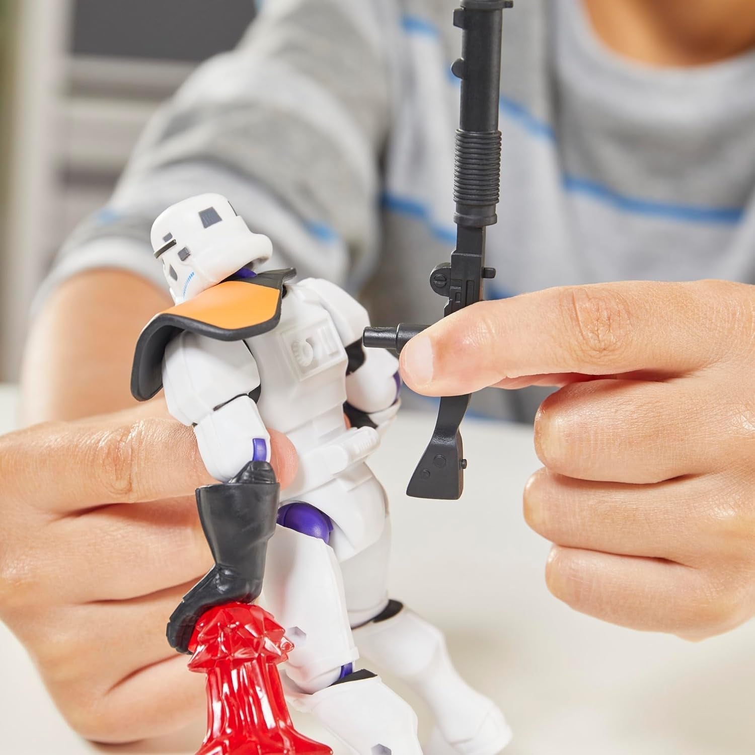 Star Wars Mixmashers Stormtrooper személyre szabható akciófigurák és kiegészítők akciófigurák Naty Shop