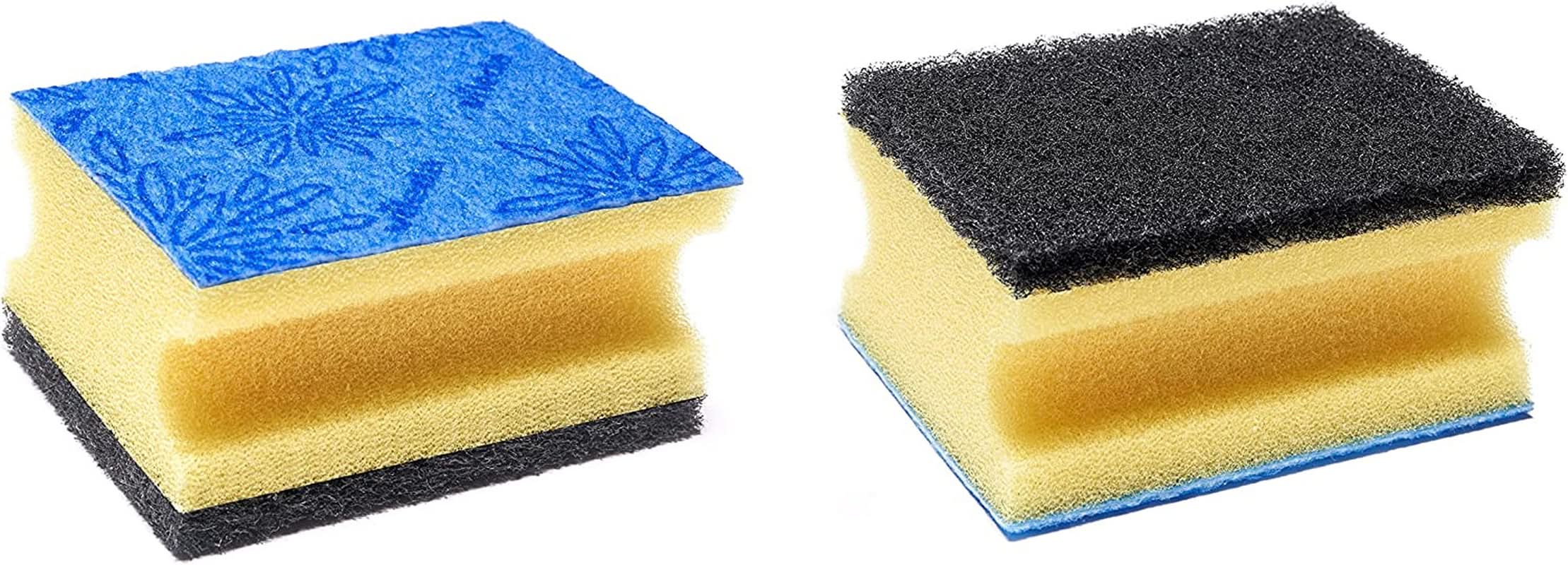 Vileda Glitzi, mosogatószivacs a konyhába, antibakteriális hatással, erős nedvszívó képességgel, 18 db Naty Shop konyhai mosogatószer csomag