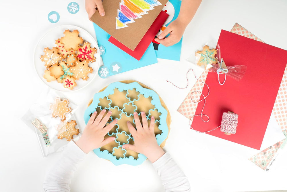Formă de biscuiți Lékué, albastră, 24,3 cm, colorată