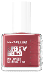 Maybelline New York Super Stay Ink Bonder 948 Pink Toffee - hosszantartó körömlakk az erős körmökért és az intenzív színért, 12,3 ml