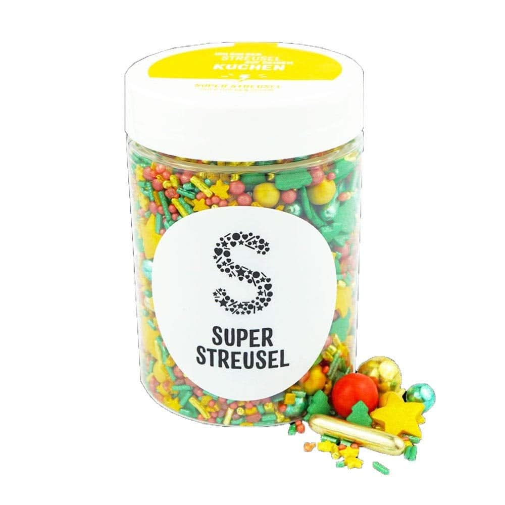 Super Streusel Crunchies, Sprinkles de zahar, tematica Craciun, 90 grame Sprinkles Naty Shop