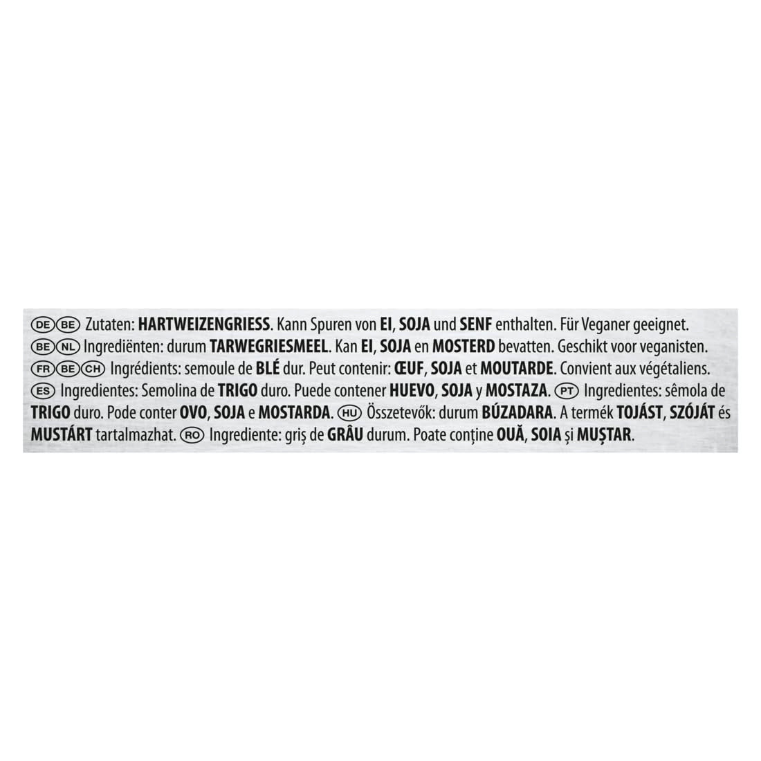 Lasagna Grandi Knorr 1/2 méretű Gastronorm - hullámos tésztalapok tésztához - nagy kiszerelés, 5000 g