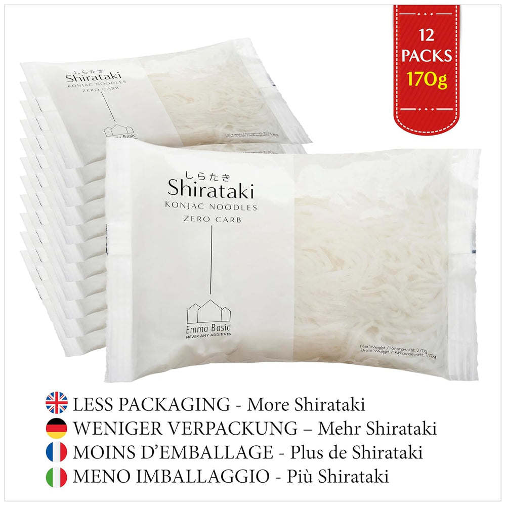 - Shirataki Konjac tészta 12x270g | Vegán | Gluténmentes