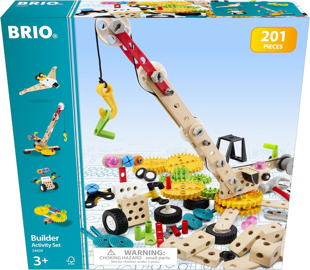 BRIO Builder – 34604 Builder óvodai készlet | Entwicklungsförderndes Rollenspiel- & Konstruktionsspielzeug für Kinder ab 3 Jahren
