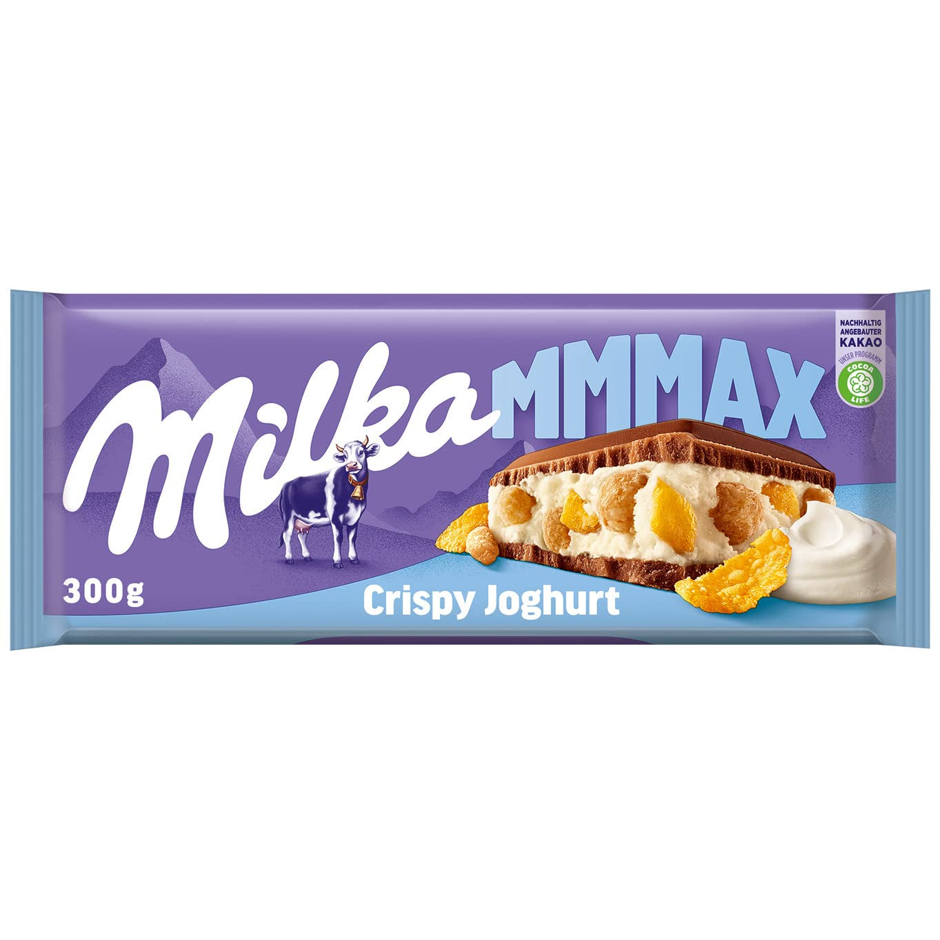 Milka Mmax Triolade – Alpesi tejcsokoládé fehér és étcsokoládéval – 280g