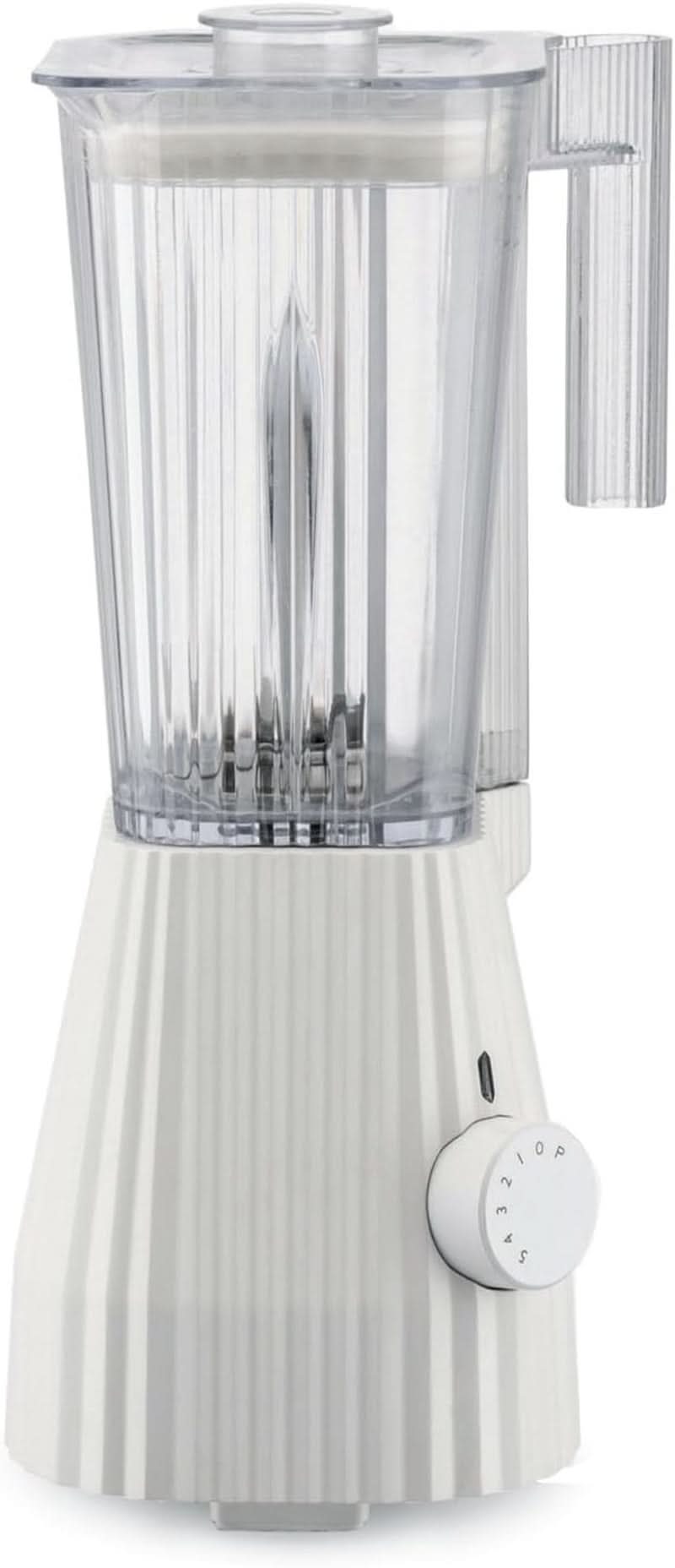 Alessi Plissé MDL09 W - Turmixgép beosztásos kancsóval, hőre lágyuló gyantával, Kitchen Naty Shop