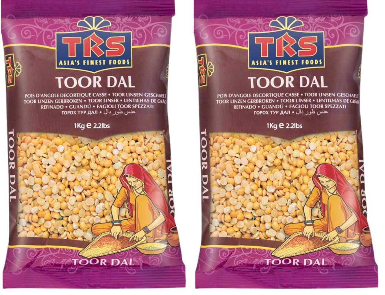 TRS – Toor Dall (természetes) – (1 x 1 kg)