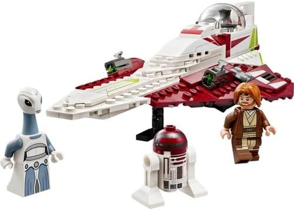 LEGO Star Wars Jedi Starfighter Obi-Wan Kenobi, megépíthető játék Taun We-vel, droid figurával és fénykarddal, Attack of the Clones készlet 75333 építőkészlet Besuche den LEGO-Store