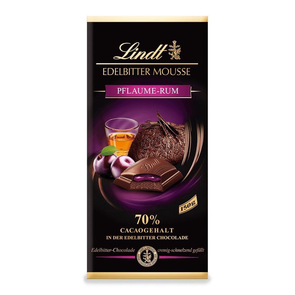 Lindt étcsokoládé hab chilivel és cseresznyével | Rúd 150g | 70%-os kakaótartalommal, étcsokoládé mousse töltelékkel és cseresznye chilivel | Csokoládé | Étcsokoládé