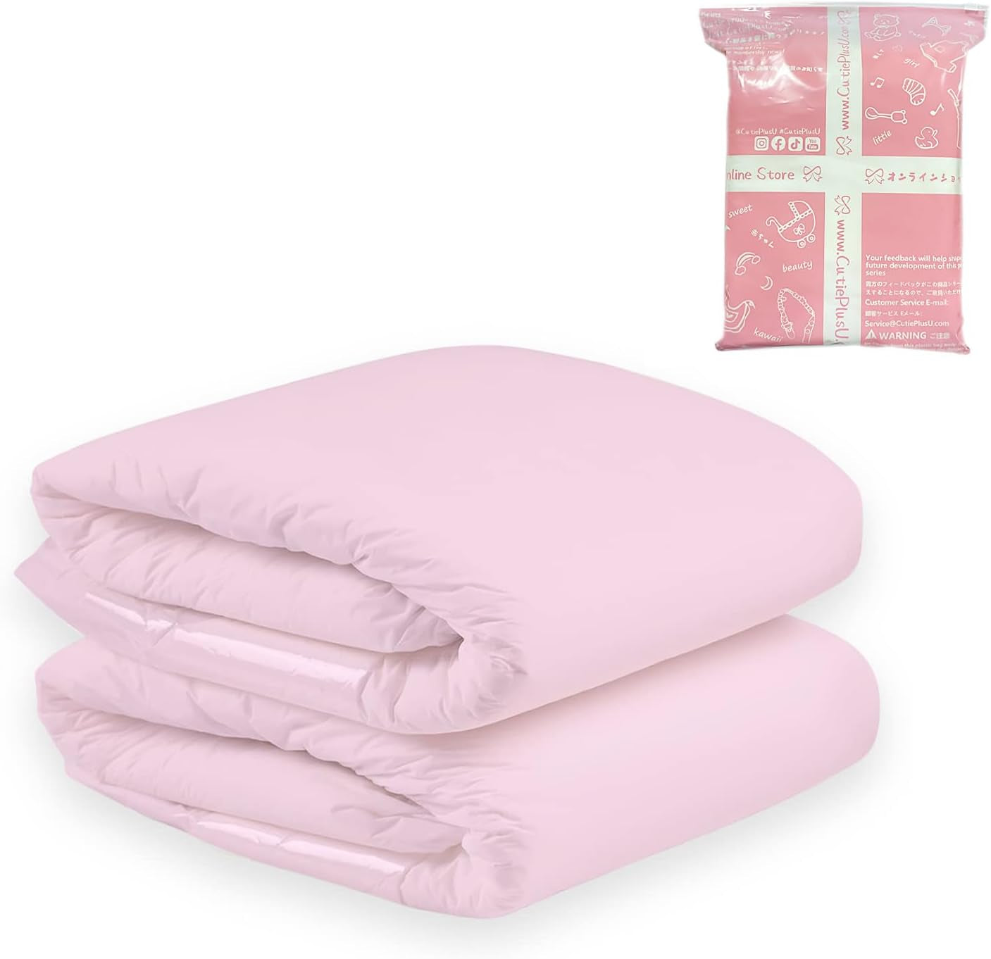 CutiePlusU felnőtt pelenkák, száraz felület, maximális nedvszívó képesség éjszaka, eldobható inkontinencia pelenka - kék, rózsaszín, fehér, 3 csomag (közepes 71-96 cm)