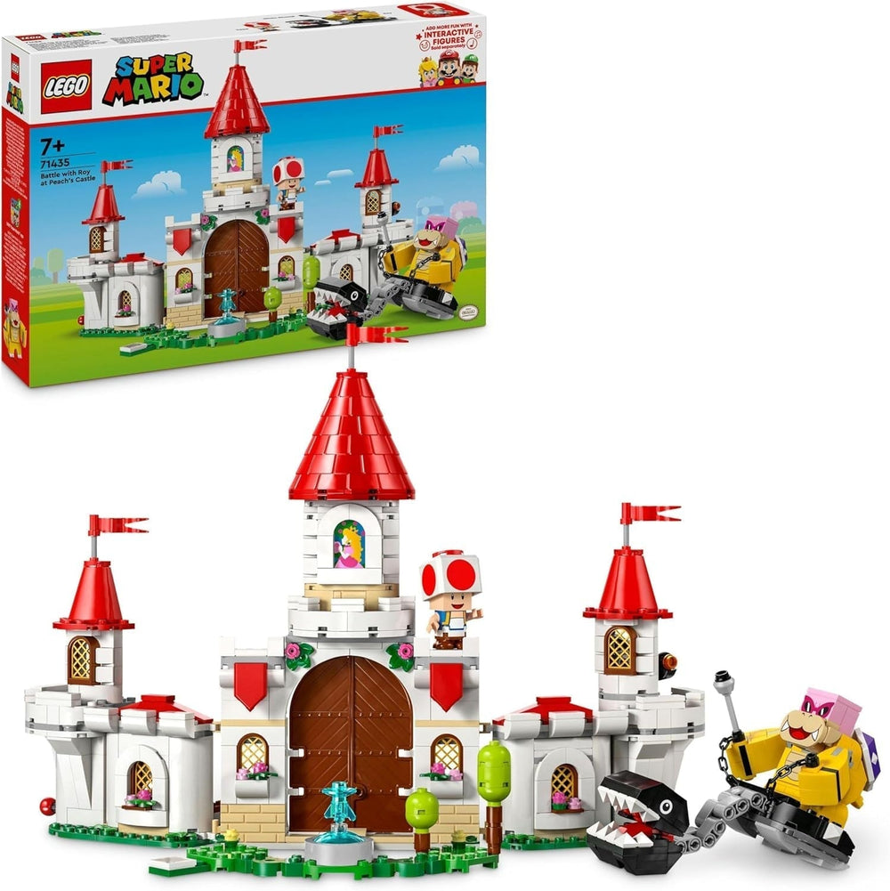 LEGO Super Mario Roy csatája a gombapalotában kalandkészlet Nintendo karakterekkel, ajándék lányoknak, fiúknak és játékosoknak 7 éves, 71435 építőkészletek Besuche den LEGO-Store alapértelmezett cím