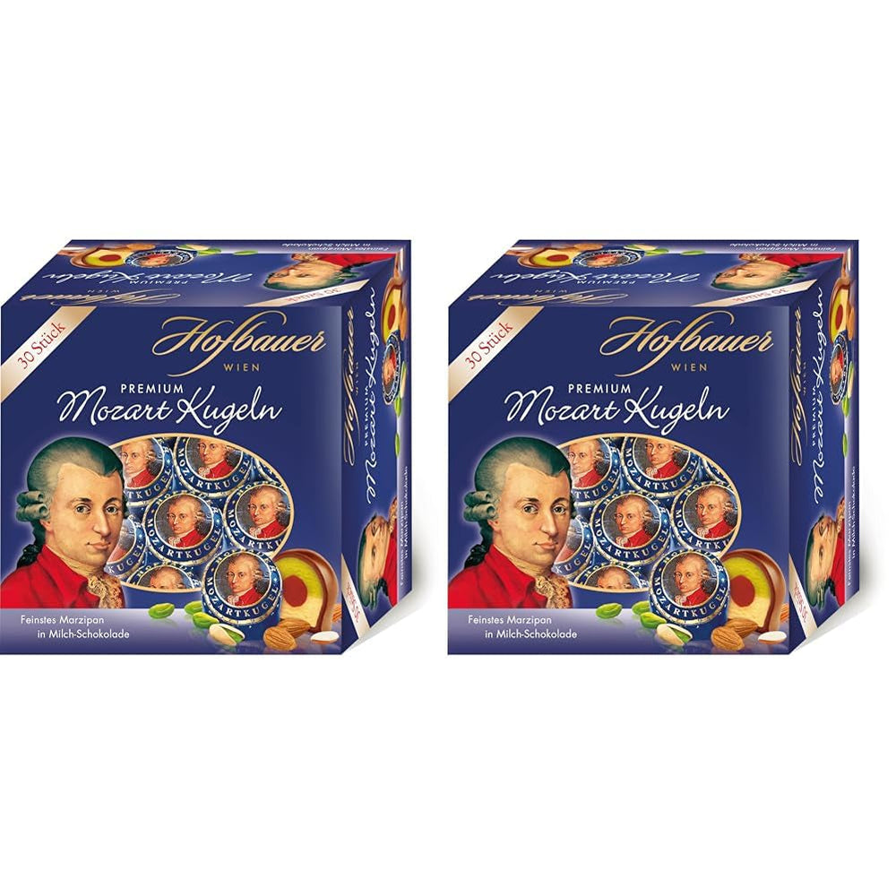 Hofbauer Vienna Mozart Golyók, Doboz tejcsokoládé 600 gramm (30 db) Naty Shop