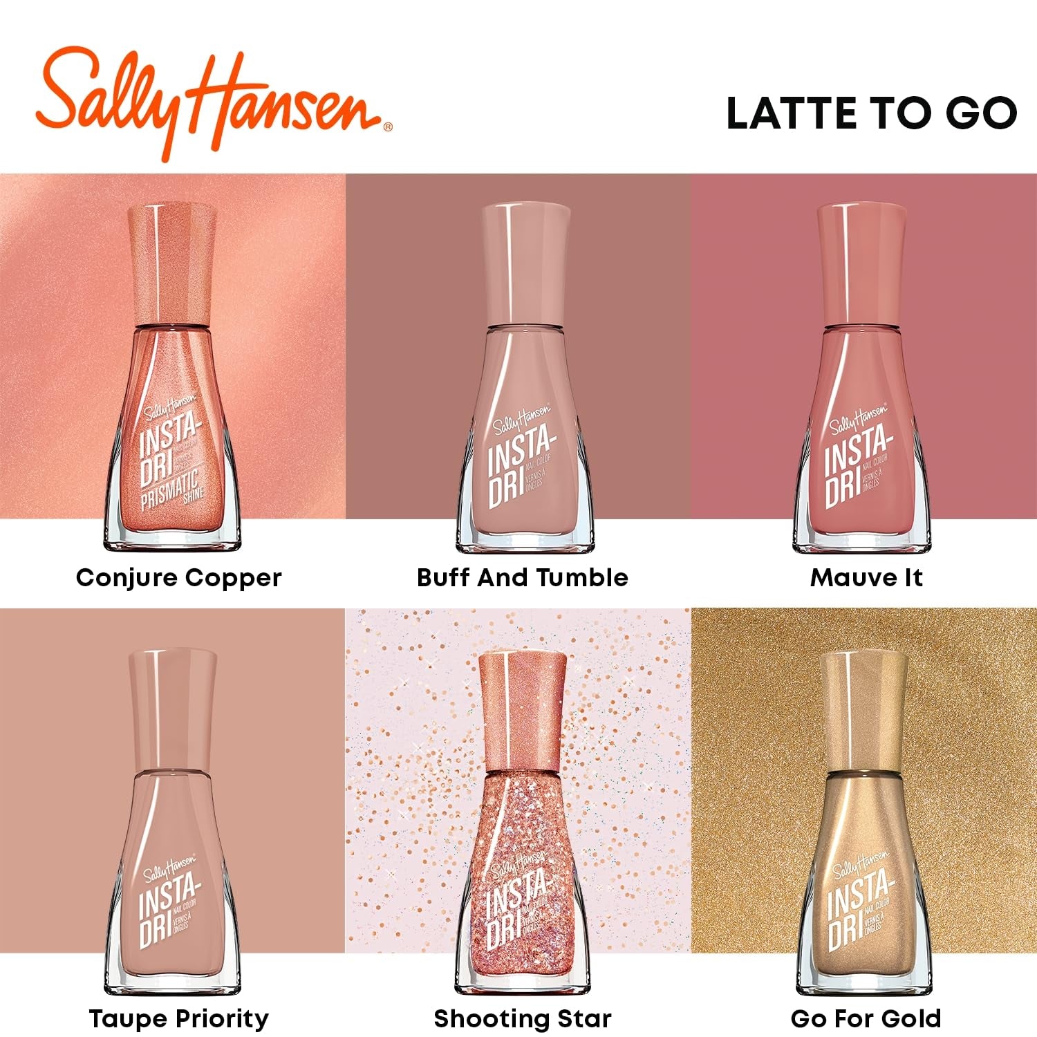 Insta-Dri körömlakk, gyorsan szárad, hosszan tartó professzionális manikűr hatás, 9,17 ml, 133 In A Flash