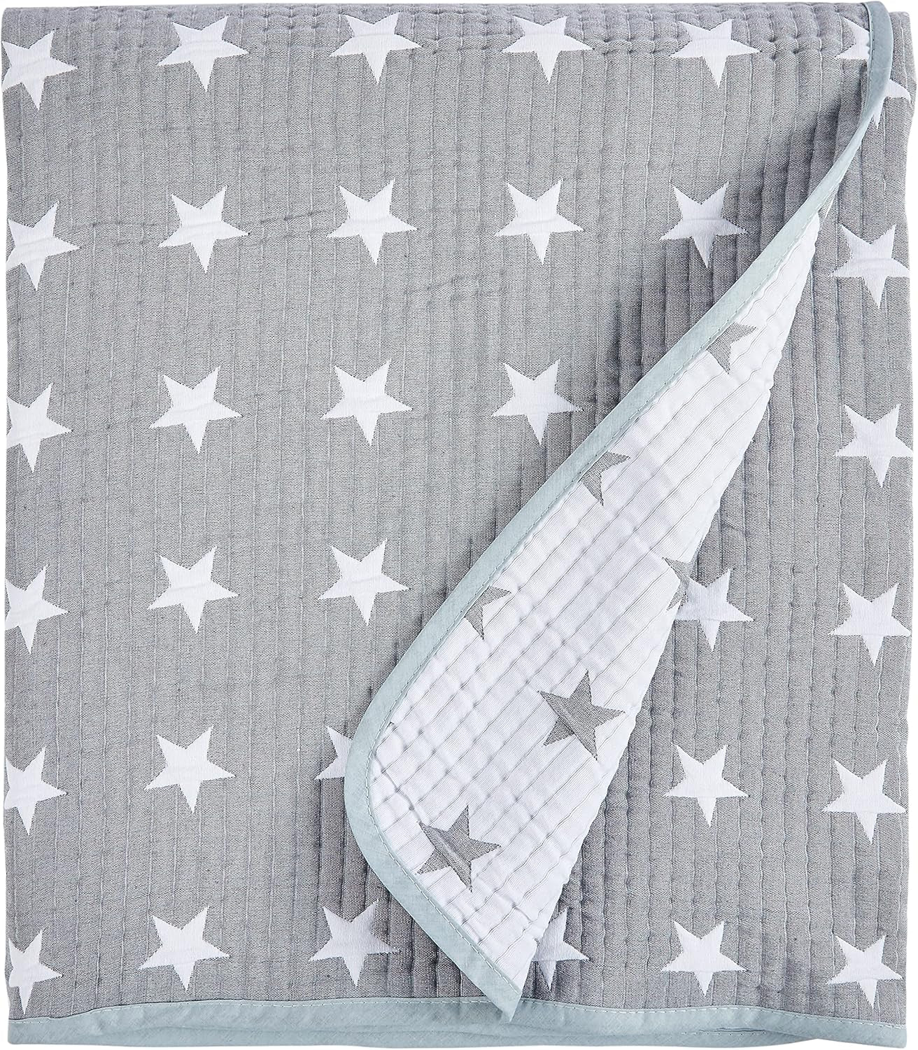 VIALMAN ágytakaró Sofia 10 king size ágy | csillag paplan | paplan mérete 250 X 270 cm | ágytakaró és kanapégarnitúra sötétkék Ágyak és huzatok Besuche den VIALMAN-Store Szürke Cama 90: 180 cm X 270 cm