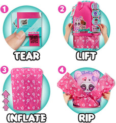 LOL Surprise! Costum pentru preadolescenti, cercuri surpriză, păpușă la modă drăguță cu costum gonflabil de panda mov și numeroase surprize, inclusiv modă și accesorii grozave - Ideal pentru copii cu vârsta de 4 ani și peste