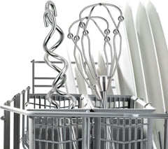 Bosch Handrührer Styline MFQ4835DE, 2X2 Rührbesen, 2 Edelstahl-Nethaken, Spülmaschinengeeignet, 575 W, Weiß Kitchen Naty Shop